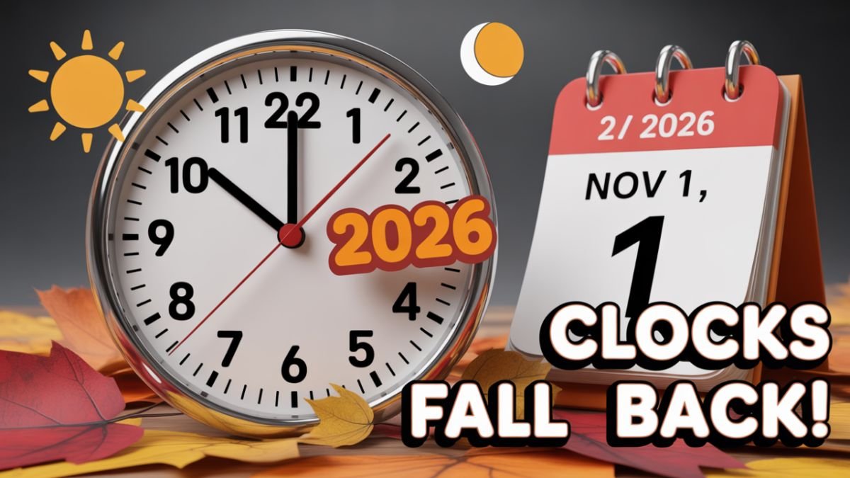 Daylight Saving Time 2026 – Here’s When Your Clocks Fall Back This Year ...
