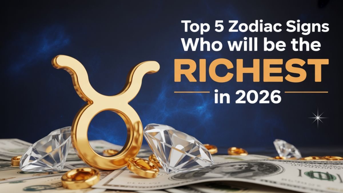 Top 5 Zodiac Sign Who will be the richest in 2026